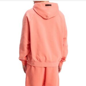 Fear of God Pink Sweater with Relaxed Fit and Hood